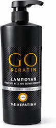 Go Keratin Σαμπουάν Αναδόμησης/Θρέψης 1000ml