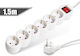 Power Strip 6 Sockets with Switch and Cable 1.5m