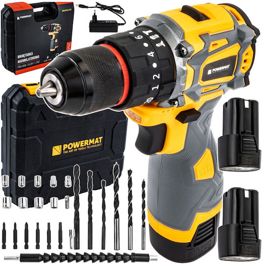Powermat Akku-Schlagschrauber Brushless 16.8V 2x1,5Ah