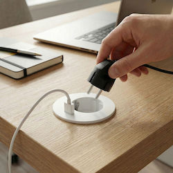 Einzelne Steckdose mit Kabel 1,5m