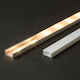 Profil De Aluminiu Led 1m Canal U 17x8mm Bandă Led Max 11mm Răcire Protecție