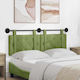 vidaXL Fabric Bed Headboard Cushion Green 150x55cm