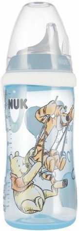 Nuk Active Cup Εκπαιδευτικό Μπιμπερό Σιλικόνης Διάφανο για 12m+ 300ml