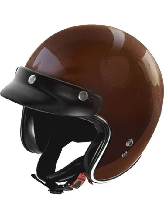 Garibaldi G02X Copper Brown Κράνος Μηχανής Jet ...