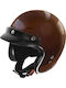 Garibaldi G02X Copper Brown Casca Moto Jet ECE 22.06 cu Pinlock