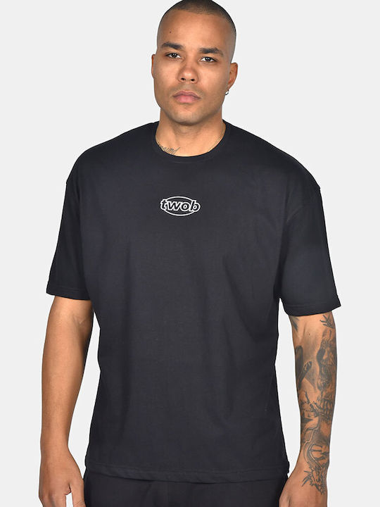 T-shirt Μαύρο