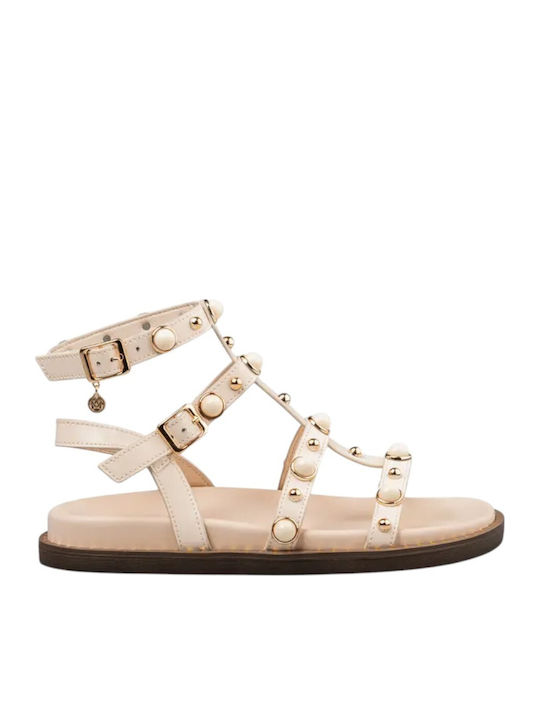 Envie Shoes Γυναικεία Σανδάλια Λευκά