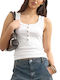 Women's Cotton Sleeveless White Blouse