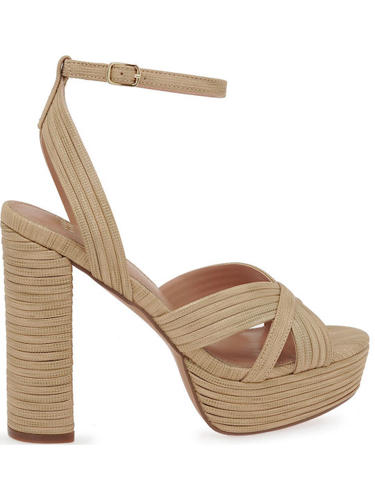 Exe Gold Sandals