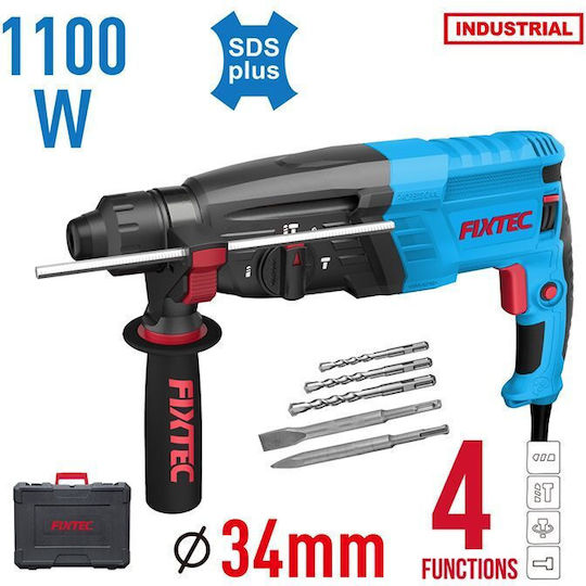 FixTec Κρουστικό Σκαπτικό Πιστολέτο Ρεύματος 1100W με Υποδοχή SDS Plus FRH341100