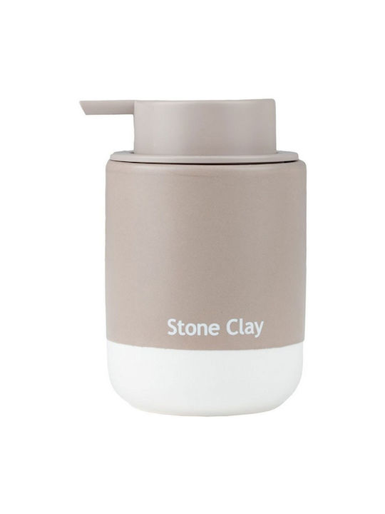 Estia Clay Dispenser Κεραμικό Γκρι 280ml