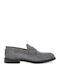 Wildleder Herren Mokassins in Grau Farbe