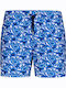Costum De Baie Bărbați Pantaloni Scurți Albaștri