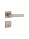 Conset Front Door Lever with Rosette Right C875 with Mouthpiece Inox