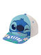 Arditex Kids' Hat Jockey Fabric Sunscreen Blue Wink