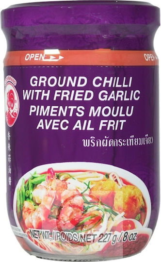 Geriebenes Chili Gebratenes Knoblauch 227g Cock