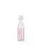 Estia Ligne Glass Water Bottle with Screw Lid Pink 1000ml