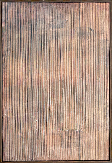 Plow Декоративна Картина 60x90x4cm Платно Тъмнокафяво Mdf 035043