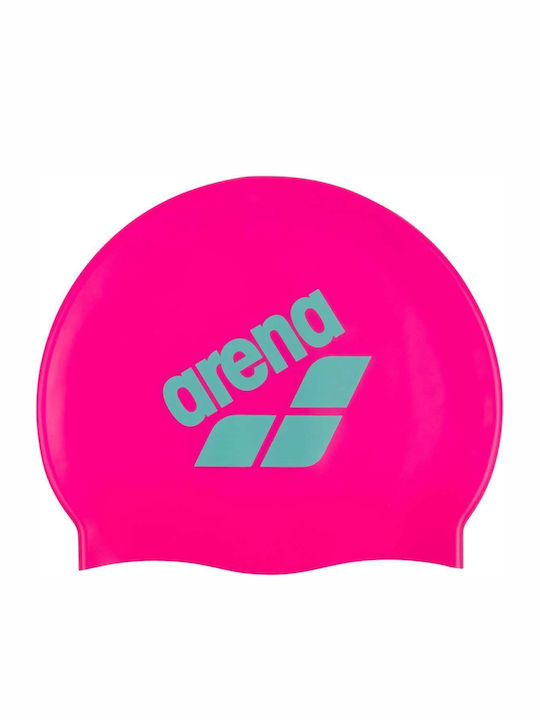 Arena Silicone Cap Big Logo 009276 Fuchsia