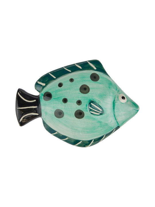 Butlers Decorative Fish Made of Ceramic Material Coral 17x2cm