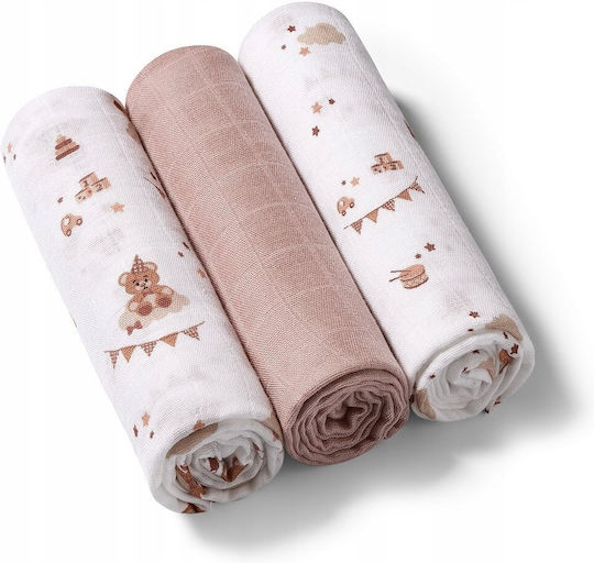 Babyono Burp Tücher 70x70cm 3 Stück Babyono Burp Tücher 70x70cm 3 Stück