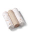 Babyono Swaddle Blankets Beige 70x70cm 3pcs
