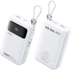 WK AS-170 Power Bank 20000mAh 22.5W mit USB-A A...