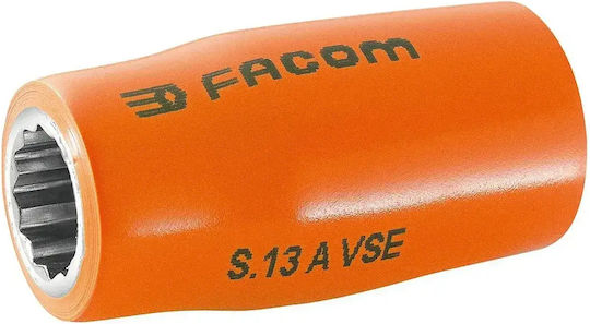 Facom Priză Pătrată cu Gazdă Cadru 1/2" Diametru 10mm