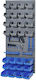 Wall Board Blue-grey Containers 44 Pieces