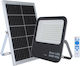 Solar LED Flood Light 300W Cold White 6500K with Remote Control