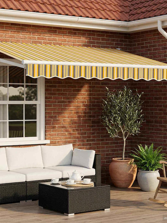 vidaXL Yellow Terrace Tent x