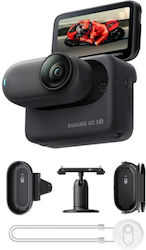 Insta360 GO 3S 4K Ultra HD 128GB 360° Заснемане Motorcycle In-Helmet POV Bundle