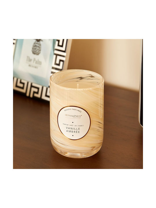 Aromatic Candle Wavy in Jar with Vanilla Perfum...
