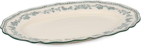 Salt & Pepper Servierplatte Oval Aus Porzellan Grüne 32.5x22.5cm