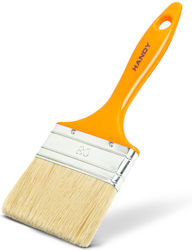 Flat Paintbrush 80 Mm Plastic Handle Washable Paint Varnish Glaze Flat Paintbrush 80 Mm Plastic Handle Washable Paint Varnish Glaze