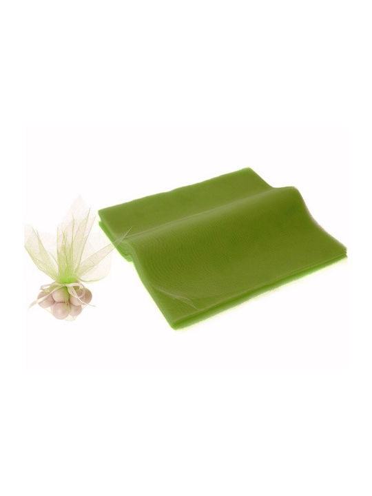 Decoration Tulle Fabric 35x35cm Olive