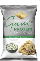 Protein Lentil Chips Τσιπς Φακής Γεύση Sour Cream Onion 65g