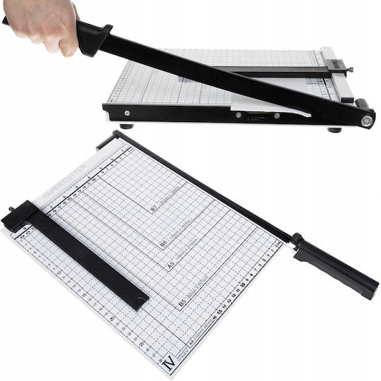 Mașină de Tăiat Ghilotină de Birou Tabletop 45cm pentru Foi de Dimensiune până la A4