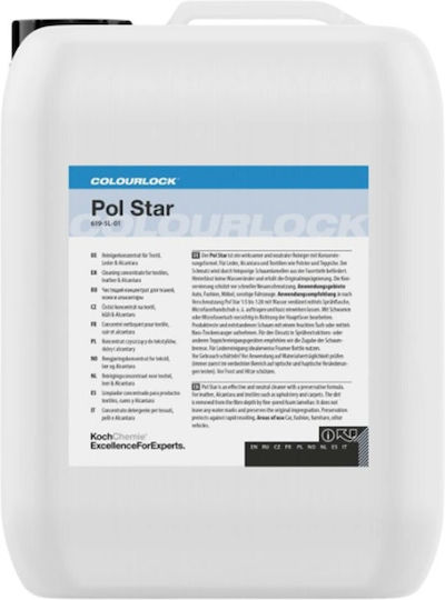 Pol Star Po Koch-chemie Καθαριστικό Υφάσματα Δέρμα Αλκαντάρα 5lt