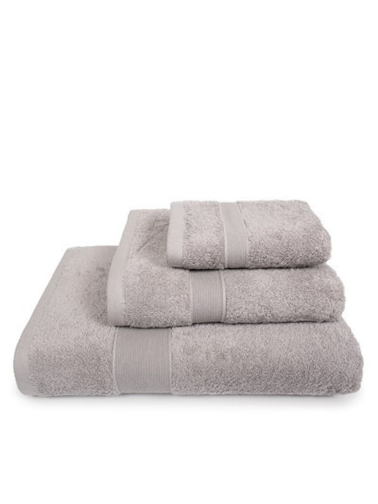 Biokarpet Хавлиена Кърпа Naf Naf Bonjour Светлосив 30x50