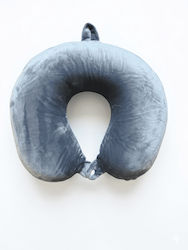 Dream House Velvet Gray Travel Pillow