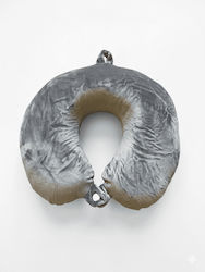 Dream House Travel Pillow Velvet Gray