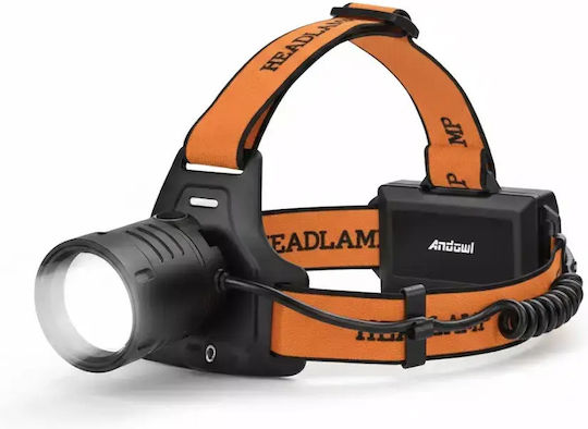 Andowl Rechargeable LED Head Flashlight