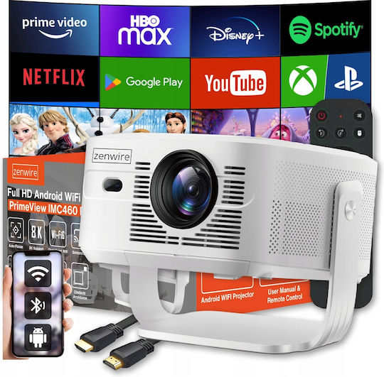 Zenwire PrimeView IMC460 Pro Mini Projector LCD
