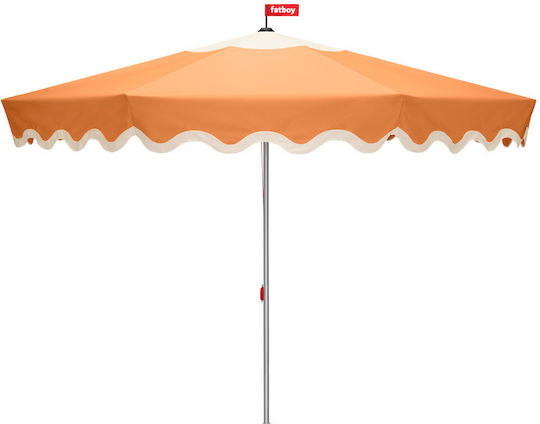 Umbrelă Pătrată Din Aluminiu Portocalie 3.5x3.5m