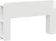 vidaXL Wooden Bed Headboard White