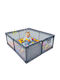 Relaxdays Playpen with Mattress Gray 150x150cm