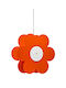 Gallis Margarita Single-Light Kids Ceiling Pendant Light Metal 60W E27 Orange 40cm