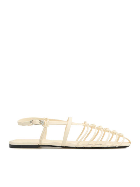 Calvin Klein Women's Flat Sandals Light Cashew