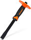 Dălți Metalice Cold Chisel 300 Mm Lățime 18 Mm Lamă Mâner Ergonomic Scut De Protecție Oțel Aliat